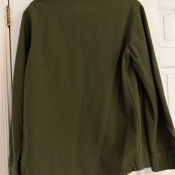Olive Green Men’s Military Shirt / Shacket Size M - Picture 3 of 3